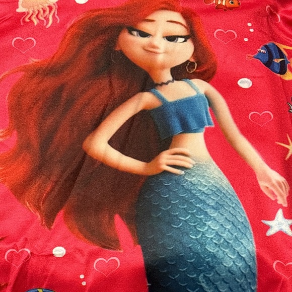 New Iowillar fashion girls night gown with mermaid size 100 which is 3T. - Picture 2 of 13